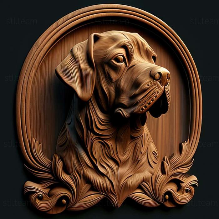 3D model Duke dog famous animal (STL)